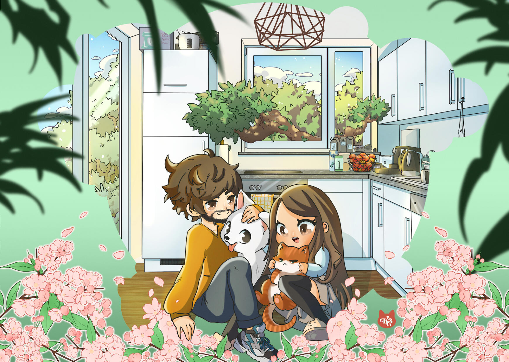 Chibi Illustration by Kur3nai